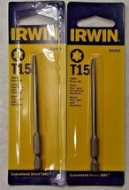 Irwin 3052015 T15 x 3-1/2" Torx Screwdriver Bit 2PKS - $4.46