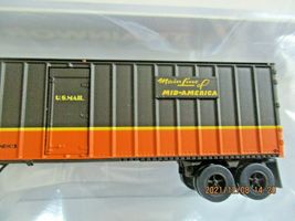 Trainworx Stock # 40406-01 to -03 Illinois Central 40' Flexi-Van Trailer N-Scale image 3