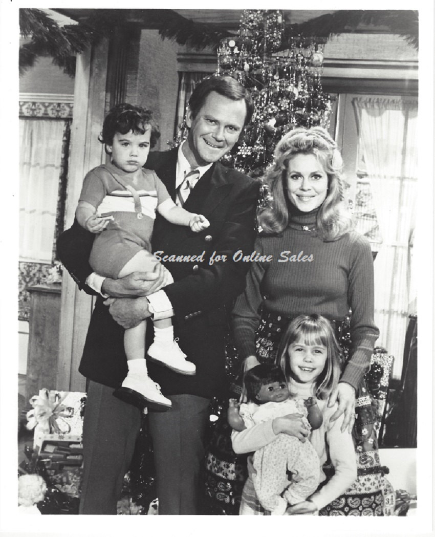 Bewitched Elizabeth Montgomery Samantha Dick Sargent Darrin Stephens Erin Murphy Black And White 