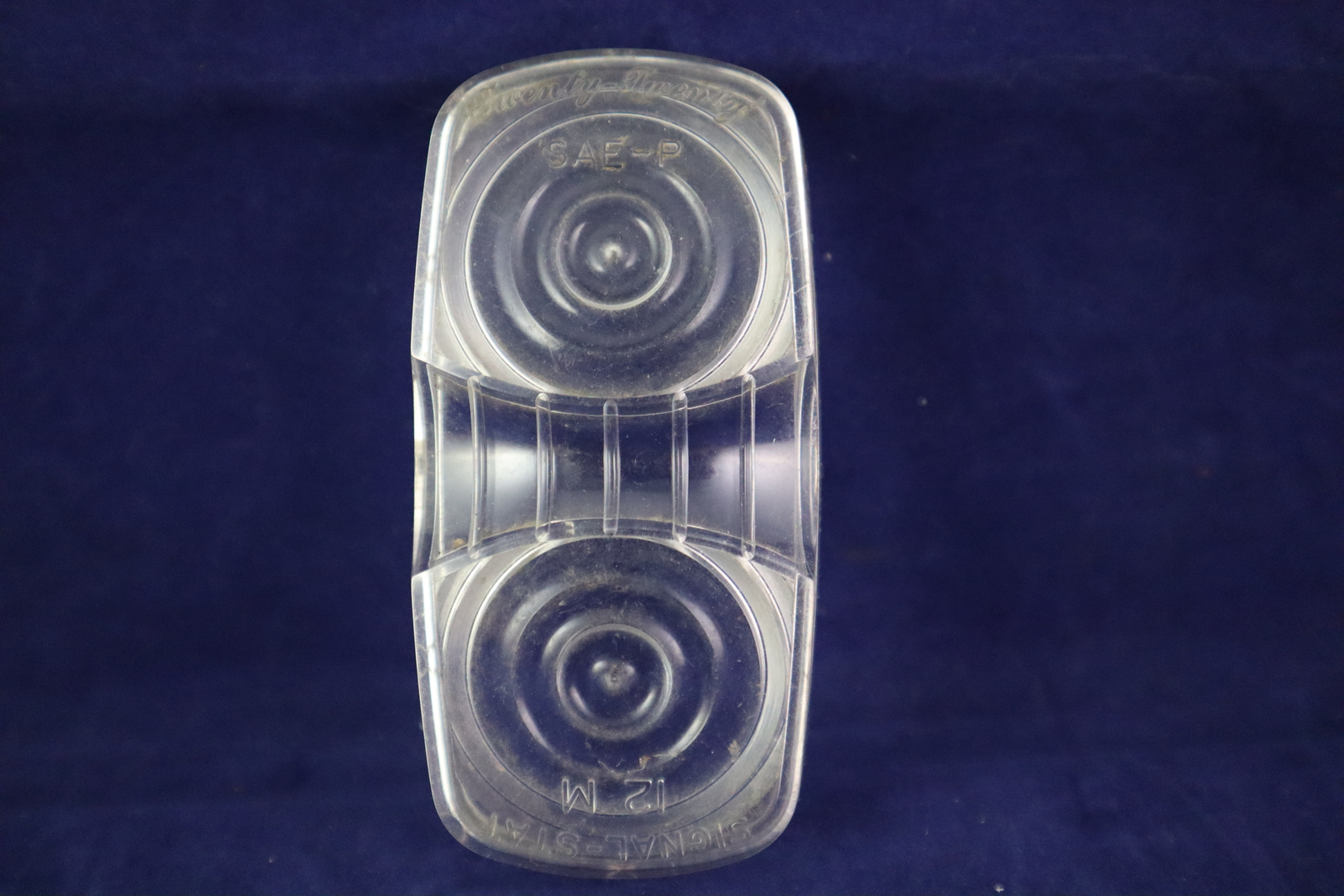 Vintage Signal Stat Twenty Twenty 12M Clear Marker Light Lens Pair