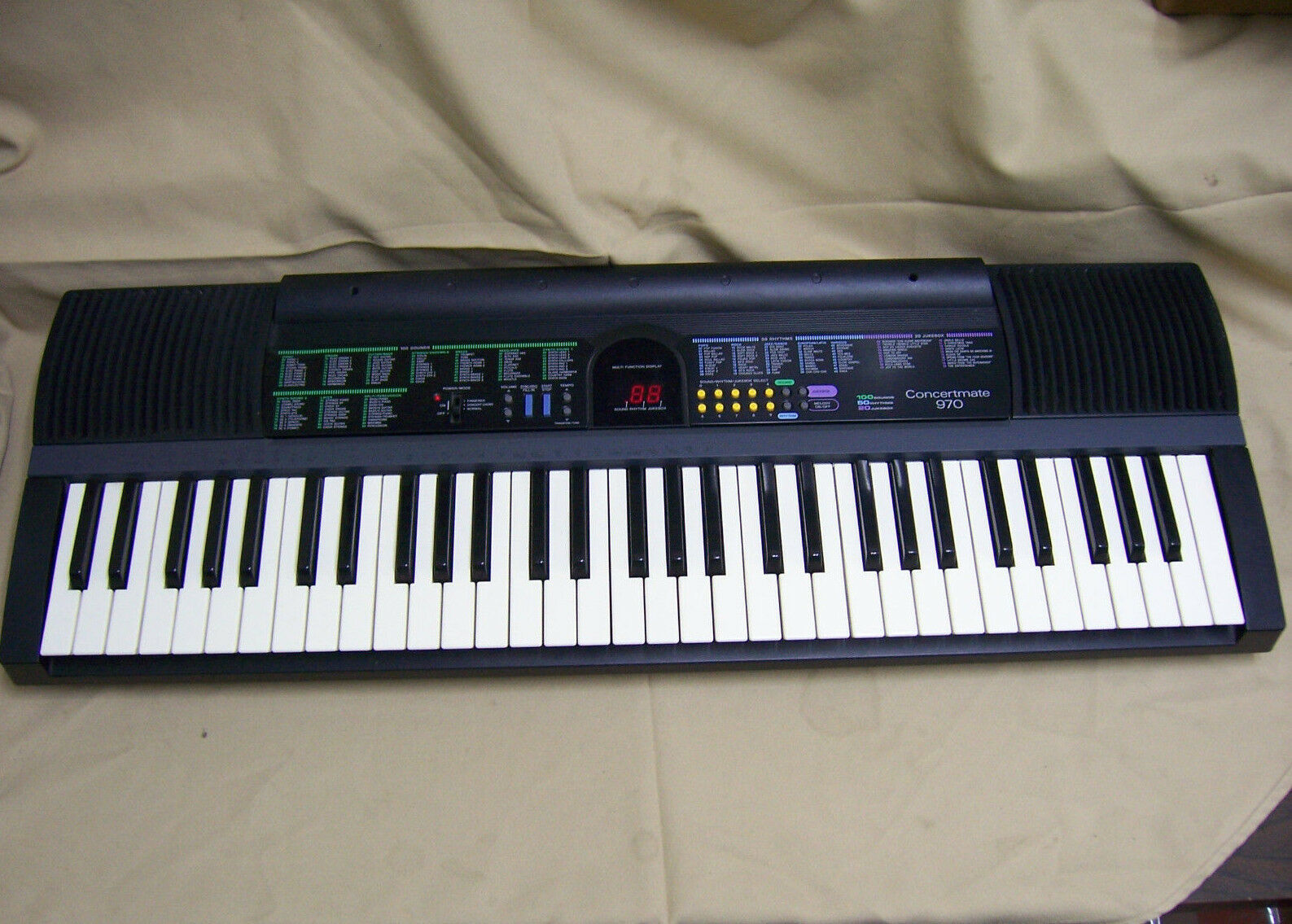 Casio CTK-480 Concertmate 970 Musical Keyboard 100 Sounds 50 Rhythms 20 ...