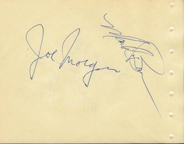 Joe Morgan Bob Gebhard + 2 Signed Vintage Album Page image 2