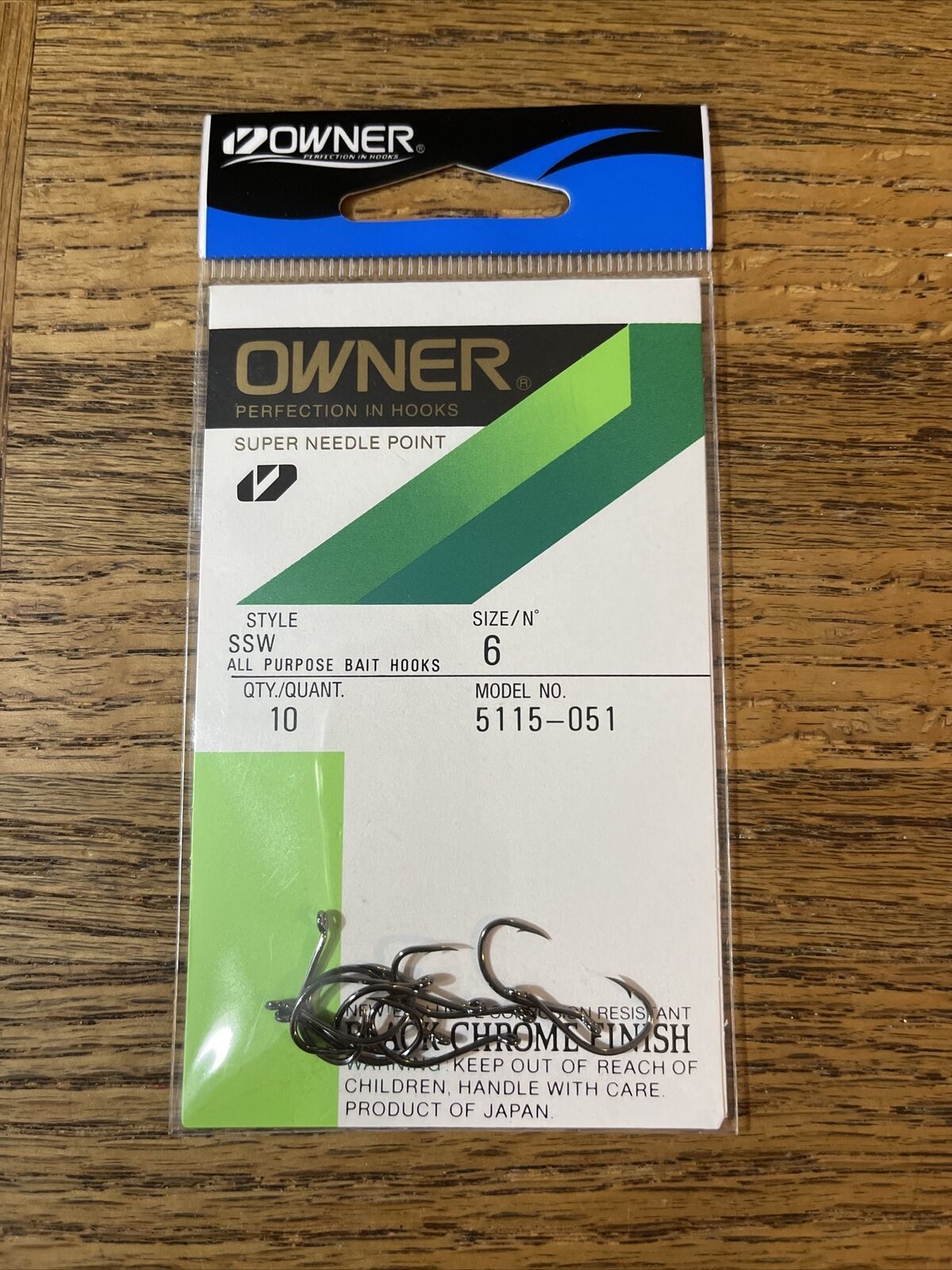 Owner SSW All Purpose Hook Size 6