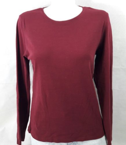 st john's bay women's long sleeve tee