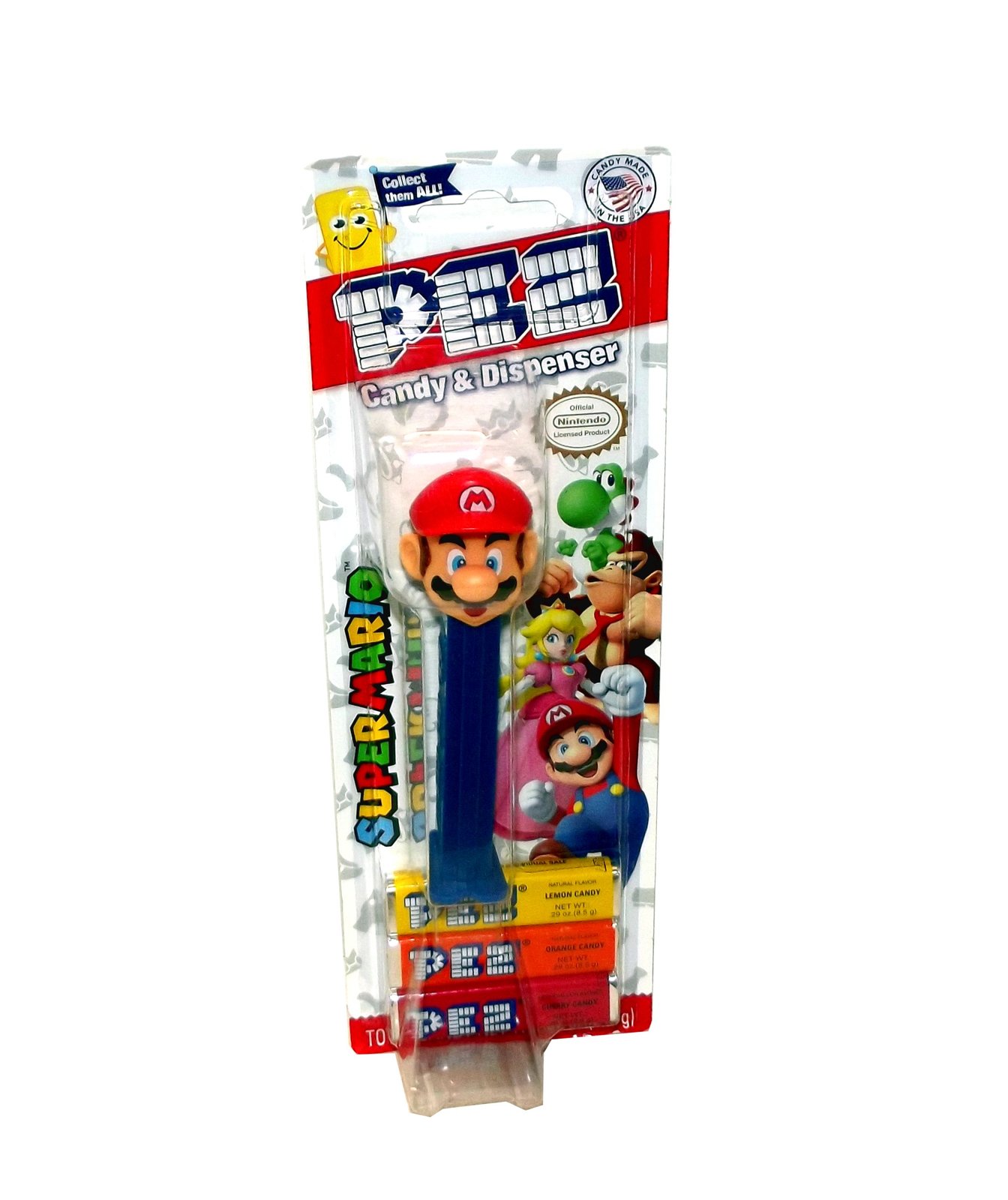 Nintendo Super Mario Pez Dispenser And Candy Mario Video Game Consoles