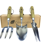 Oakenleaf 3 Piece Garden Hand Tool Set Extra Large Stainless Steel with ... - £46.47 GBP