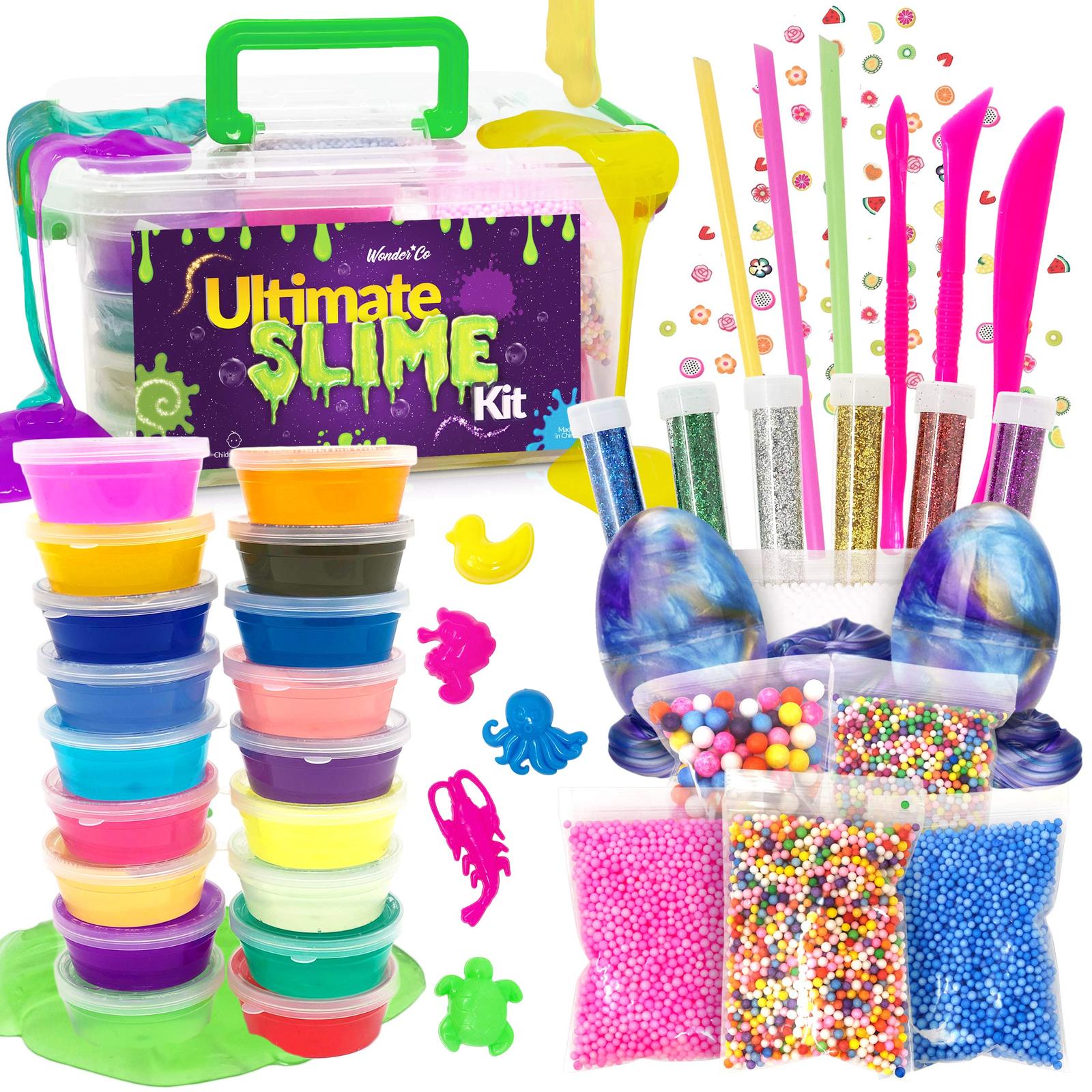 WonderCo Slime Kit with Everything! The Ultimate Slime Kit with Pre ...