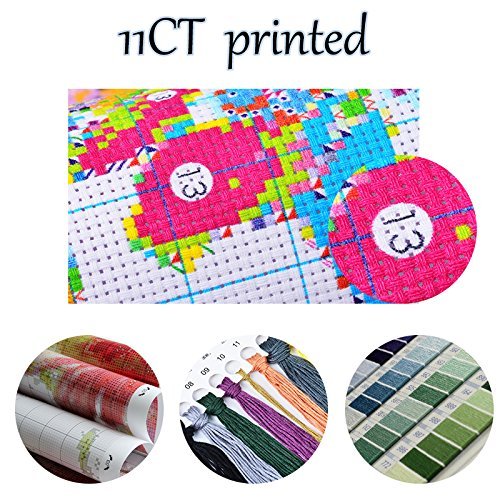 DIY 11CT Stamped Cross Stitch Kits PrePrinted Embroedery Kit CrossStitch Sets Kits