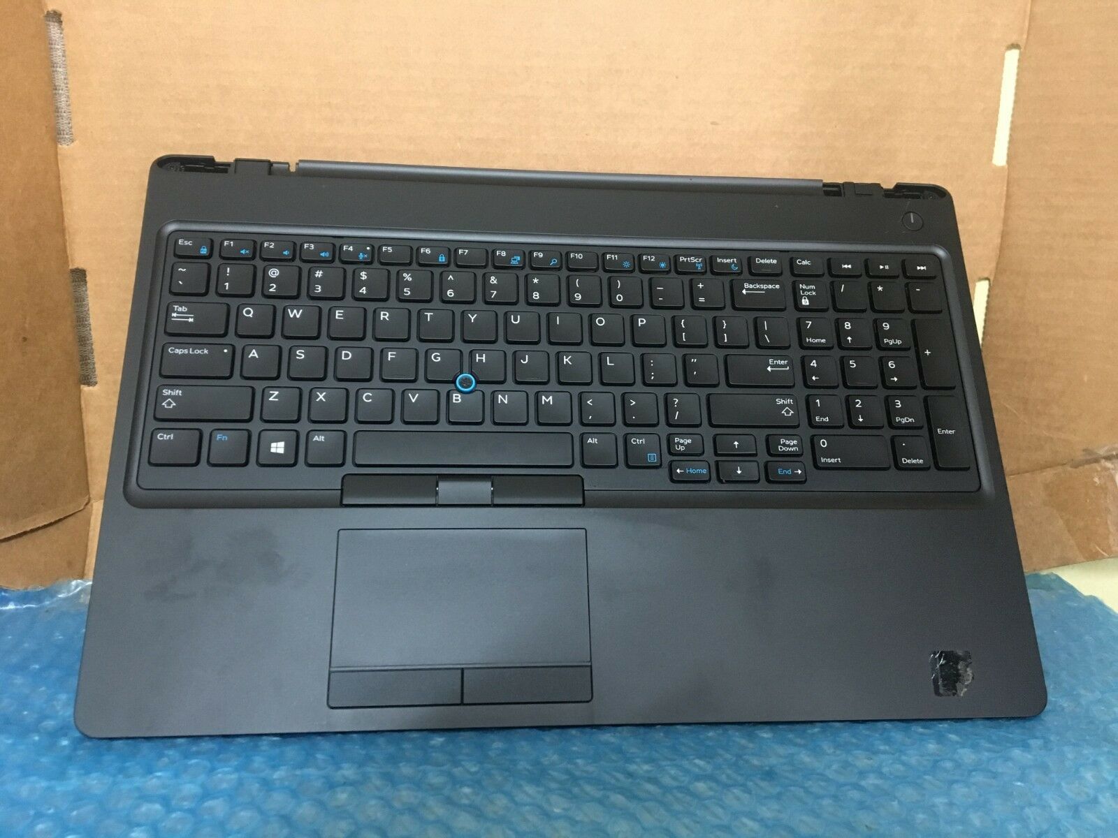 Genuine Dell Latitude 5590 Laptop Palmrest Touchpad US Backlit Keyboard ...