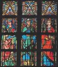 counted stitch pattern Saint Bavo church stained 281 * 322 stitches BN2051B - $3.99