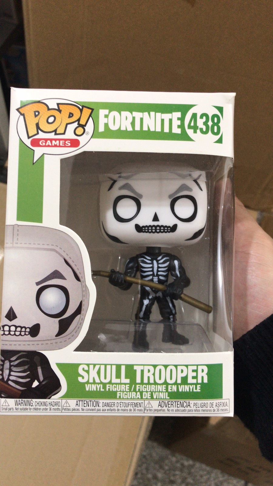 Funko Pop Fortnite Vinyl Skull Trooper 438 With Box - Funko