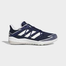 new Adidas Adizero Afterburner Turf Mens baseball Shoes 8 team navy/White FV9413 - $62.99