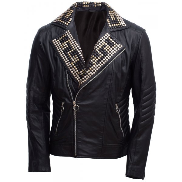 Handmade Studded Men Fashion Leather Jacket, Men's Solver ... (600 x 600 Pixel)