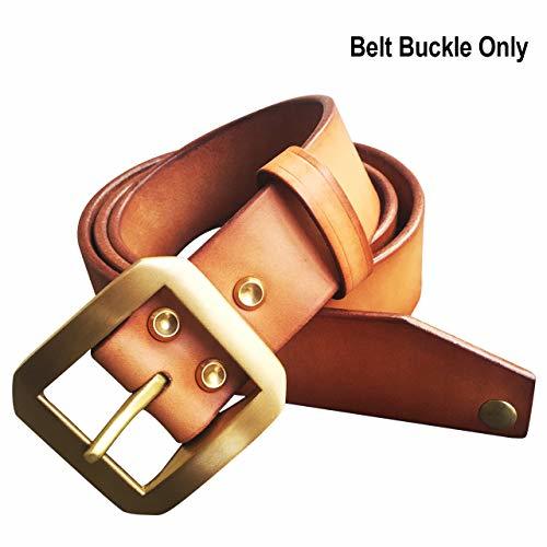 ALVYNG 1 1/2" 38 mm Heavy Duty Solid Brass Single Prong Belt Buckle For