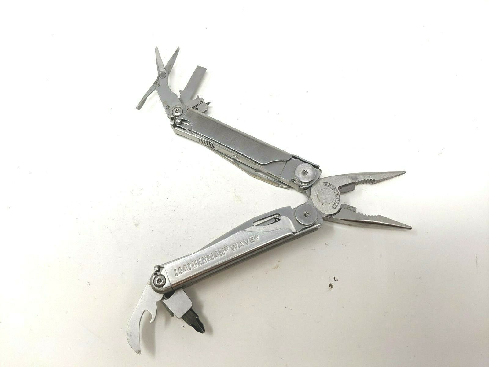 Leatherman Wave Original Multi Tool Stainless Steel Pliers Locking Blades Tools Pocket, Multi