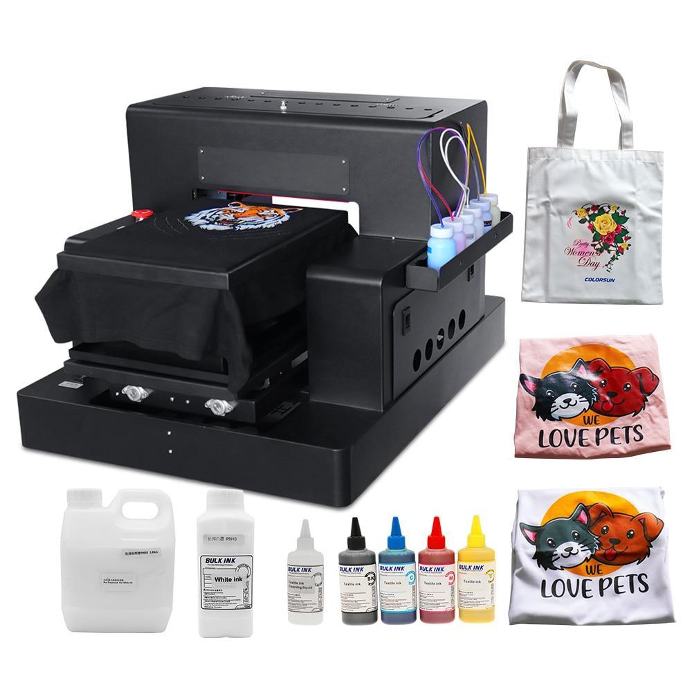Automatic A3 Flatbed Printer Dtg Printer T Shirt Printing Machine For Dark And L Other Crafts 4617