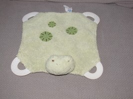 Pottery Barn Kids Green Frog Thumbie Teether Feet Circle Tummy Baby Love... - $29.59