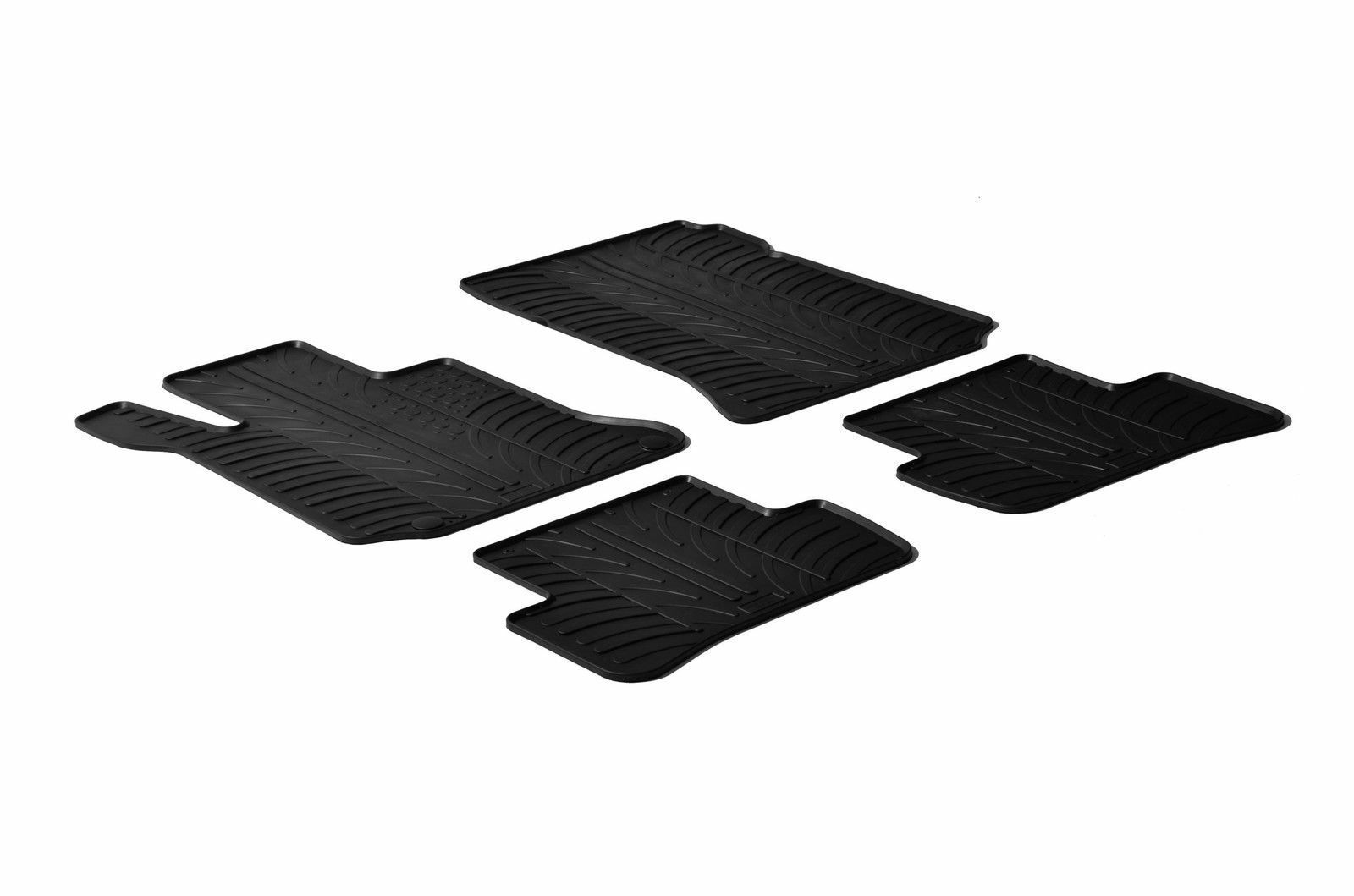 All Weather Rubber Floor Mats (fits 2011-2018 Volvo V60 & S60) 4 Pieces ...