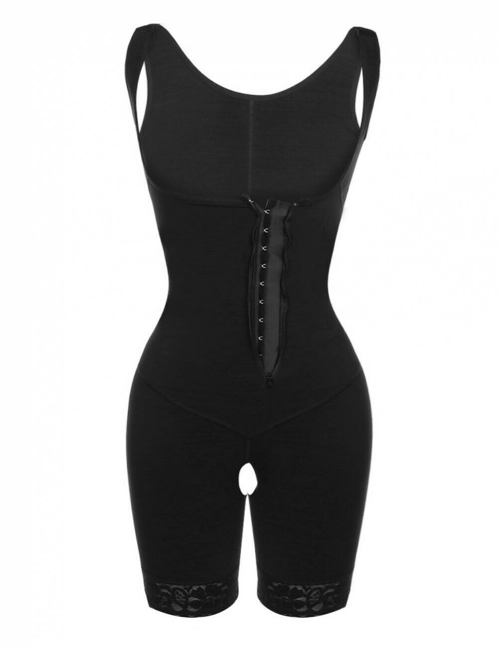 Full Body Shaper Crotchless Tummy Control Slimming Girdle Corrective Shapewear Womens Clothing 