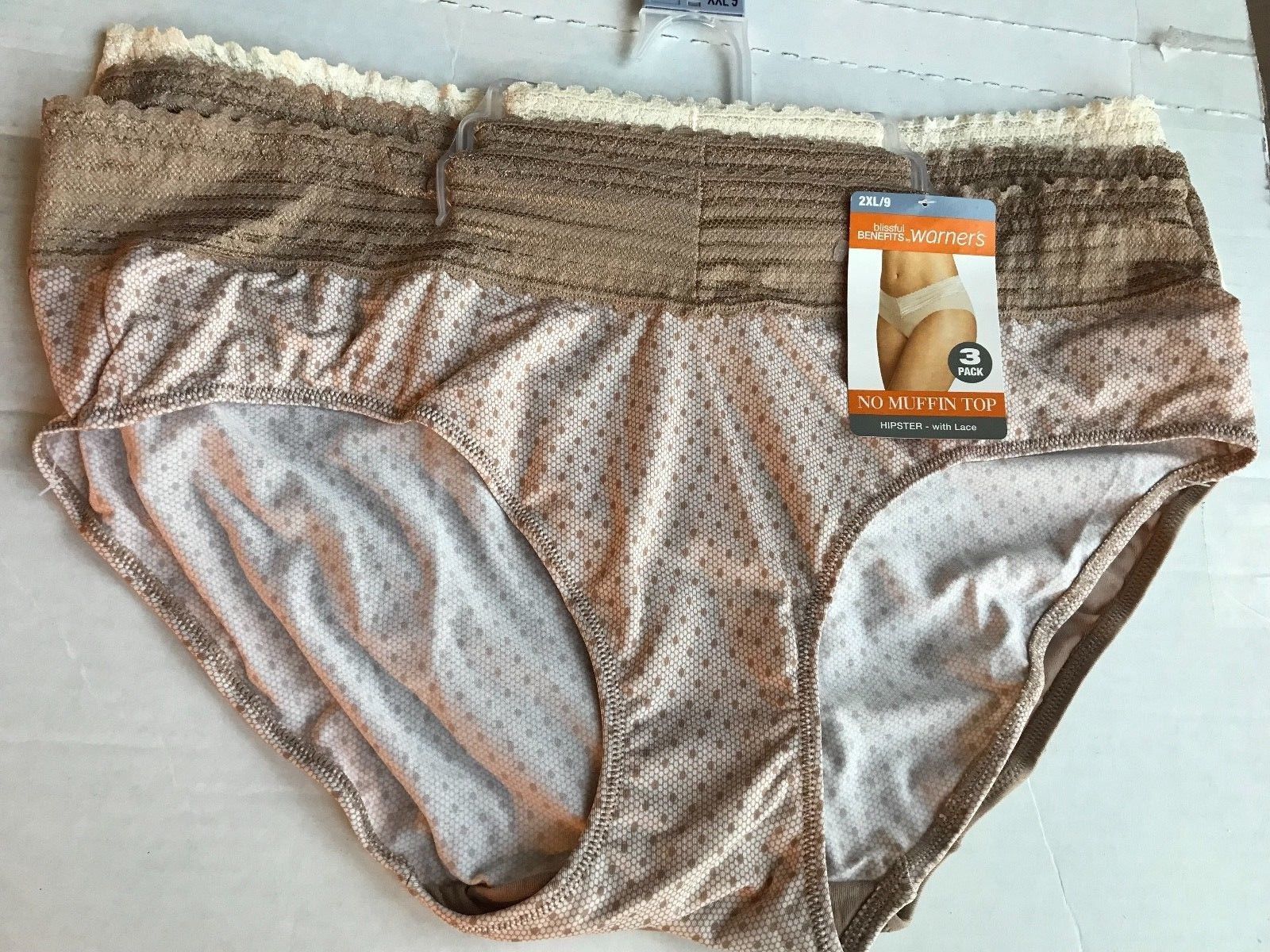 Warner's No Muffin Top Hipster & Hi-Cut Panties S/5 M/6 L/7 XL/8 XXL/9 Various - Panties