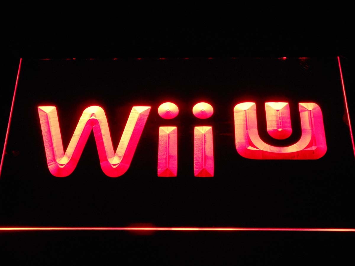 Nintendo Wii U LED Neon Sign home decor crafts