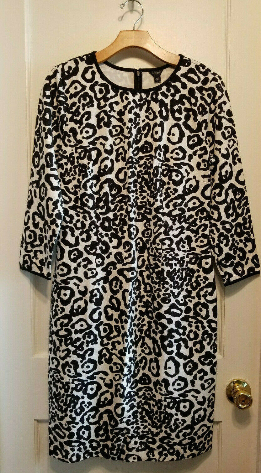 ann taylor leopard print dress