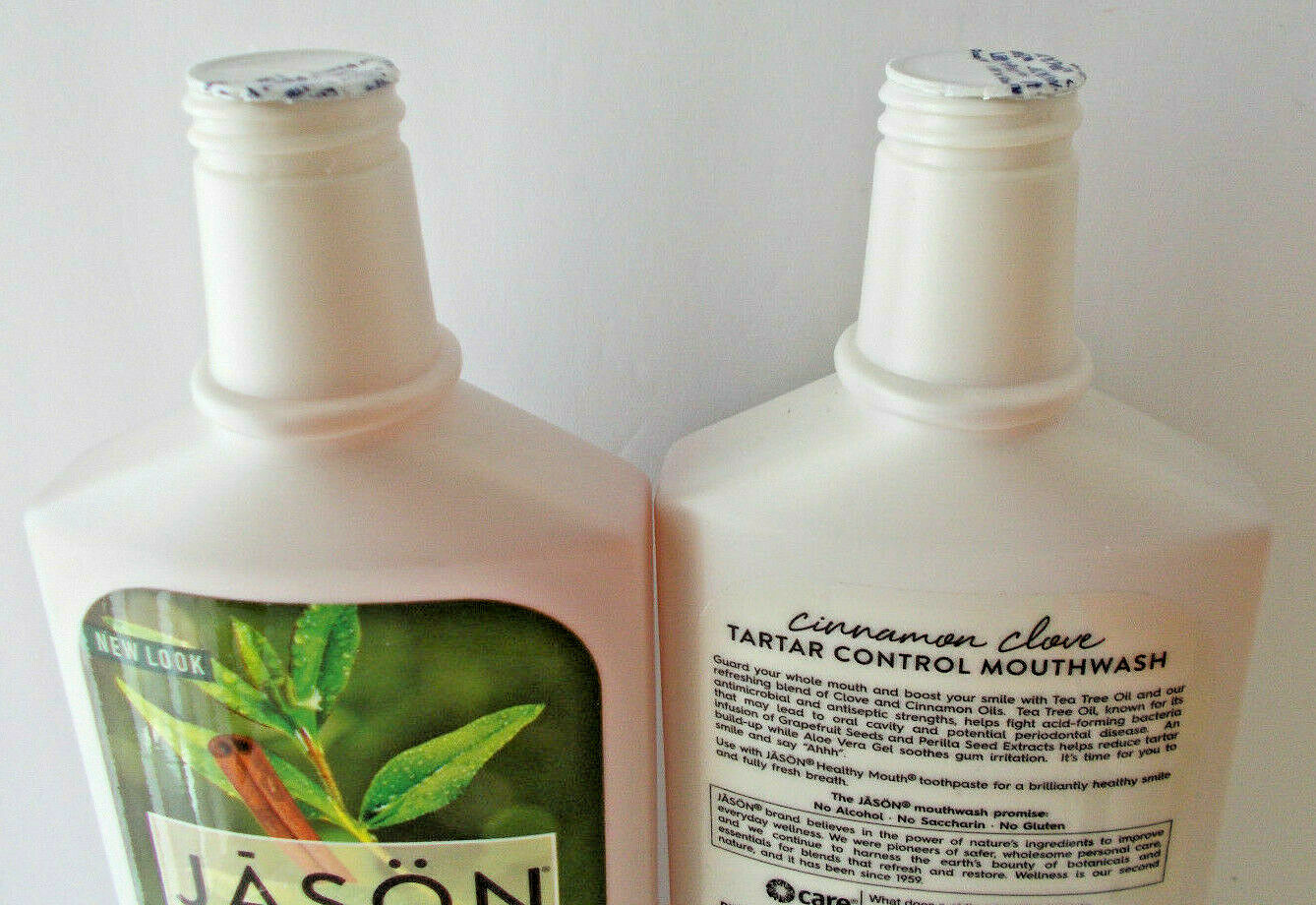 2X Hain Jason Mouthwash Cinnamon Clove Tea Tree Oil Certified Organic