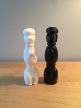 70s Avon Black and White Poodles cologne bottles (Cotillion)