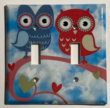 Owl Love patterns Light Switch Outlet wall Cover Plate Home Decor image 5