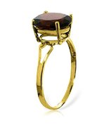 Galaxy Gold GG 14k Yellow Gold Ring with Oval-shaped Garnet - Size 6.5 - $355.40
