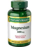 Nature’s Bounty Magnesium, Bone and Muscle Health, Tablets, 500 mg, 200 Ct - $24.00