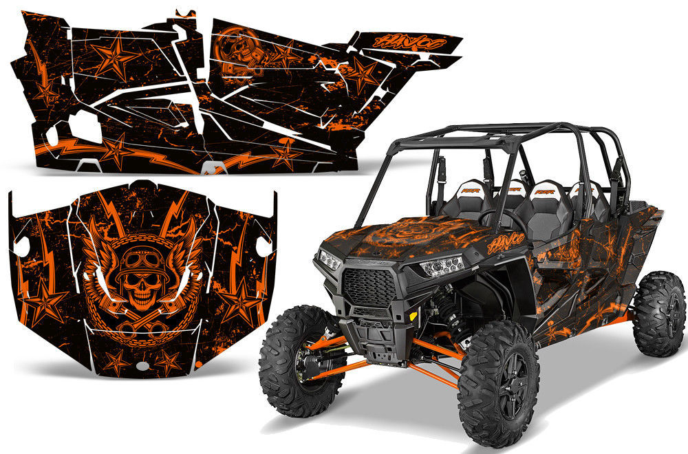 Polaris RZR XP 1000 4 UTV Side x Side Wrap Graphic Sticker Decal Kit