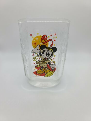 McDonalds Disney Glass 2000 Animal Kingdom Mickey Safari Celebration 25th Anniv. - $14.65