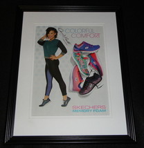 Demi Lovato Facsimile Signed Framed 2015 Skechers Advertising Display image 1