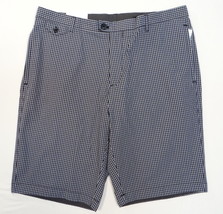 Calvin Klein Black Gingham Flat Front Casual Shorts Men&#39;s NWT - $48.74