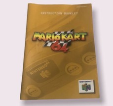 Mario Kart 64 (Nintendo 64) Instruction Manual Booklet Only - $6.80