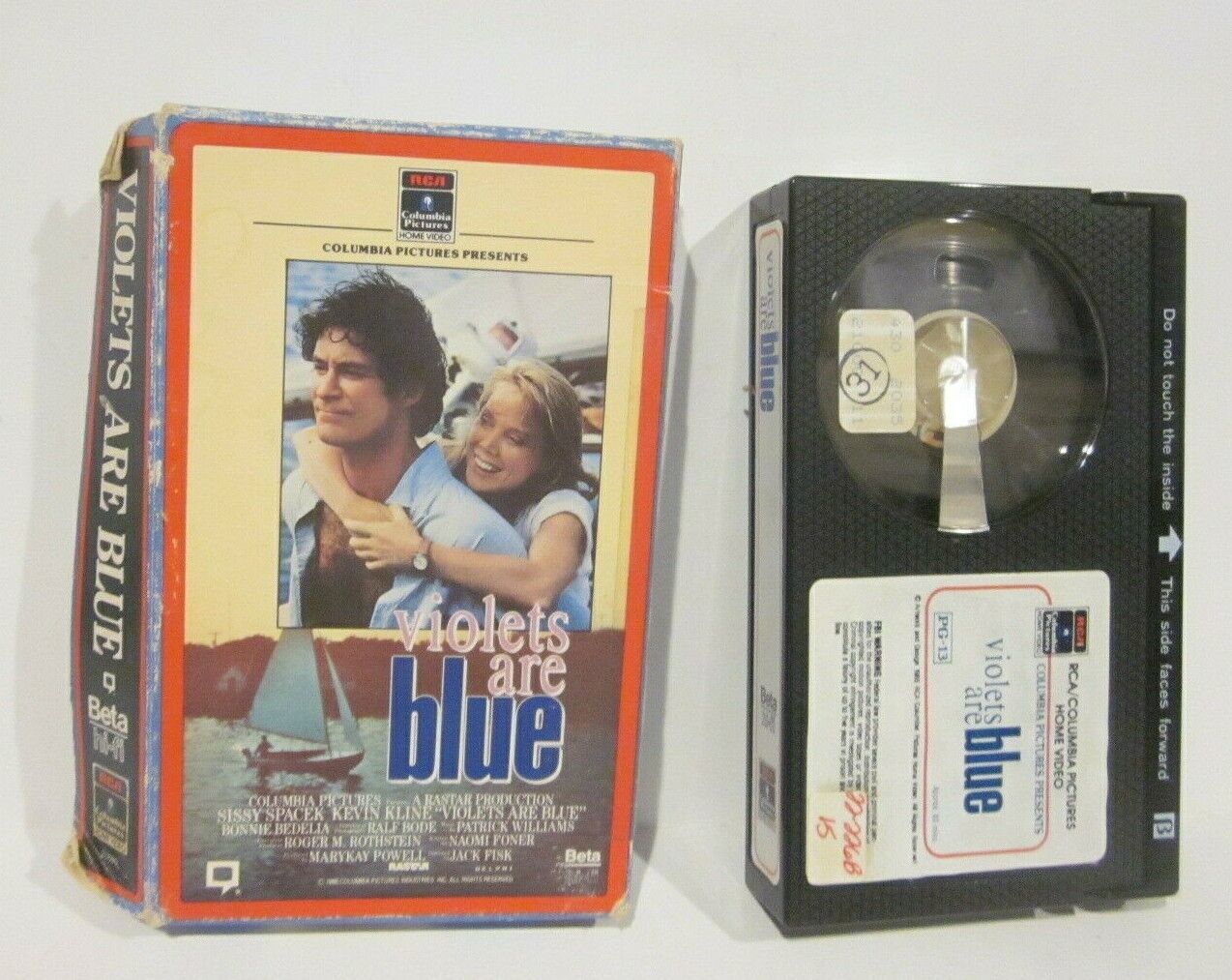 Violets Are Blue Betamax Beta NOT VHS1986 Sissy Spacek, Kevin Kline Other Formats