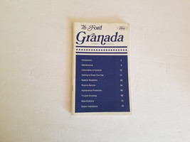 1976 Ford Granada - Owners Manual - $11.54