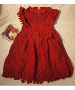 BGFKS Baby Girl Tutu Dress Elegant Lace Pom Pom w/Flower - Wine Red, Siz... - $19.59