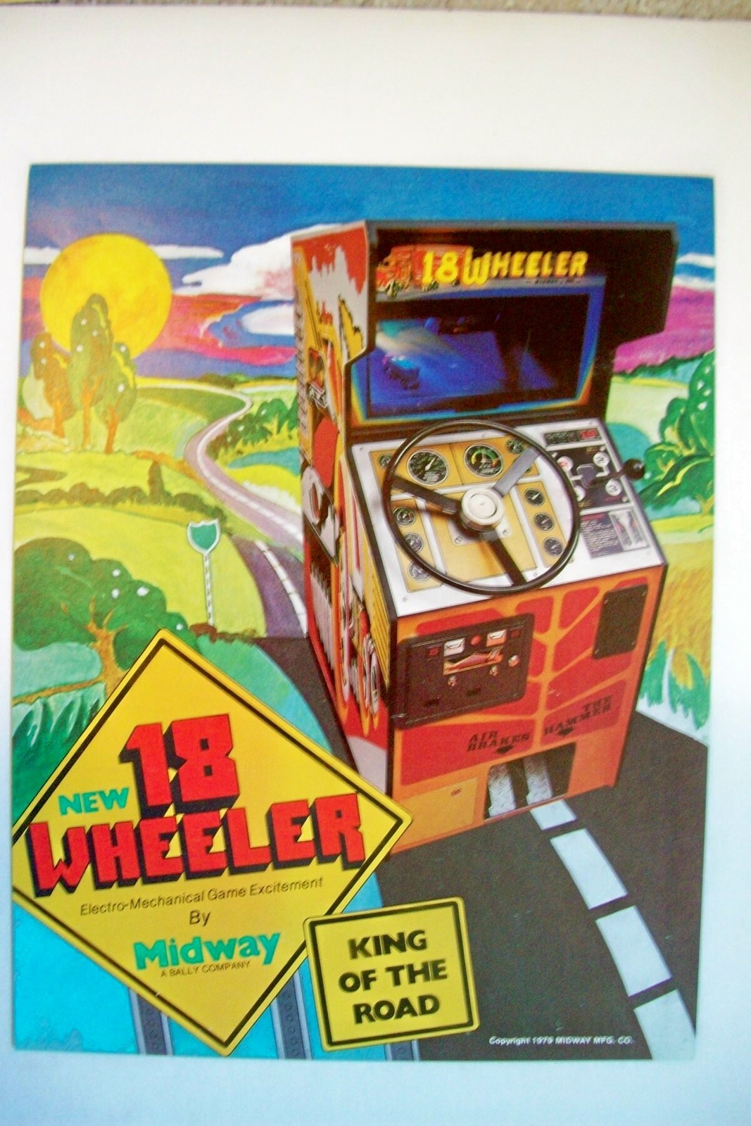 original-1979-midway-18-wheeler-arcade-game-sales-flyer-merchandise