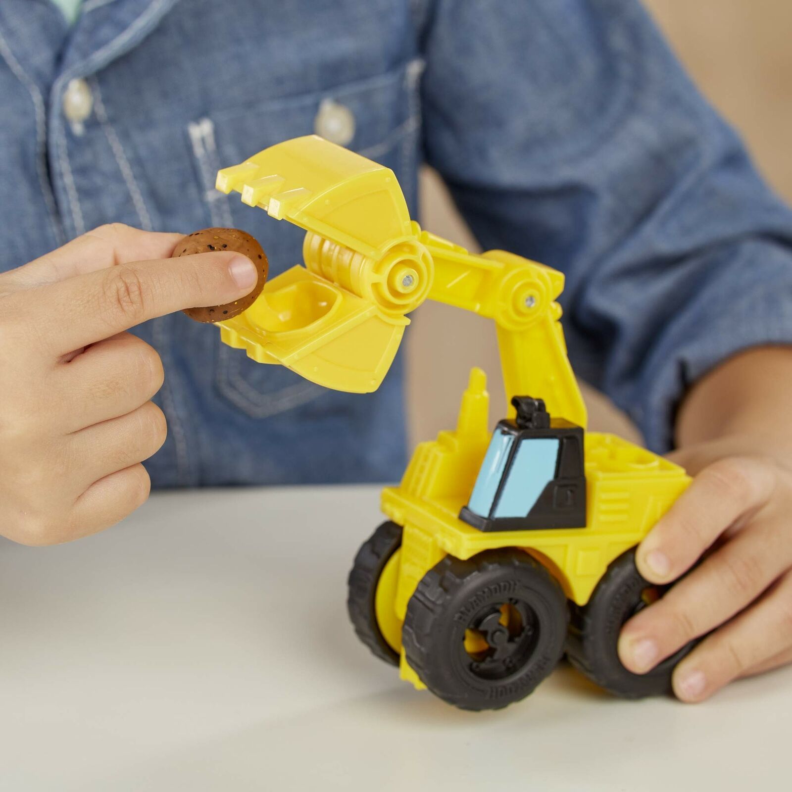play doh wheels front loader