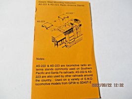 Details West # AS-223 Antenna Stand Style II. 2 Each. HO-Scale image 4