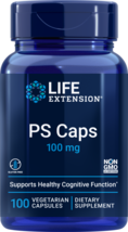 Life Extension Phosphatidylserine 100mg PS Caps 100 Vcaps Cognitive Function - $26.68