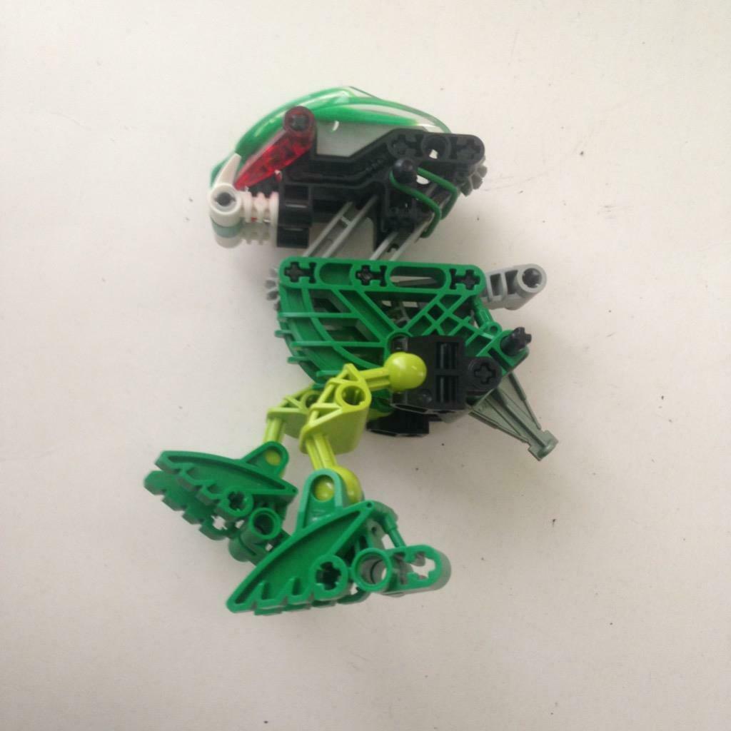 Lego 1 x Bionicle arma Inika luz verde 55825c01 Perl gris oscuro 8728 