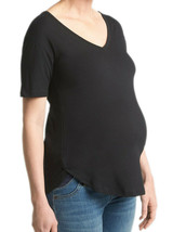 Gap Womens Maternity Black Vintage V-Neck Tee T-Shirt Top Sz Medium M 49... - $26.72