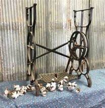Treadle Sewing Machine, Cast Iron Base, Industrial Age, Singer Steampunk OY - $399.00