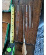 vintage lot of woodworker carpenter&#39;s metal files rasps - $19.80