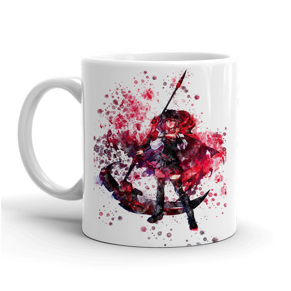 RWBY Anime Coffee Mug 11oz. Ceramic Tea Cup Magic Color Changing Gift ...