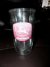 Tervis Tumbler 16 Oz Pink John Deere Farm Girl Insulated Beverage Glass NEW - $24.00