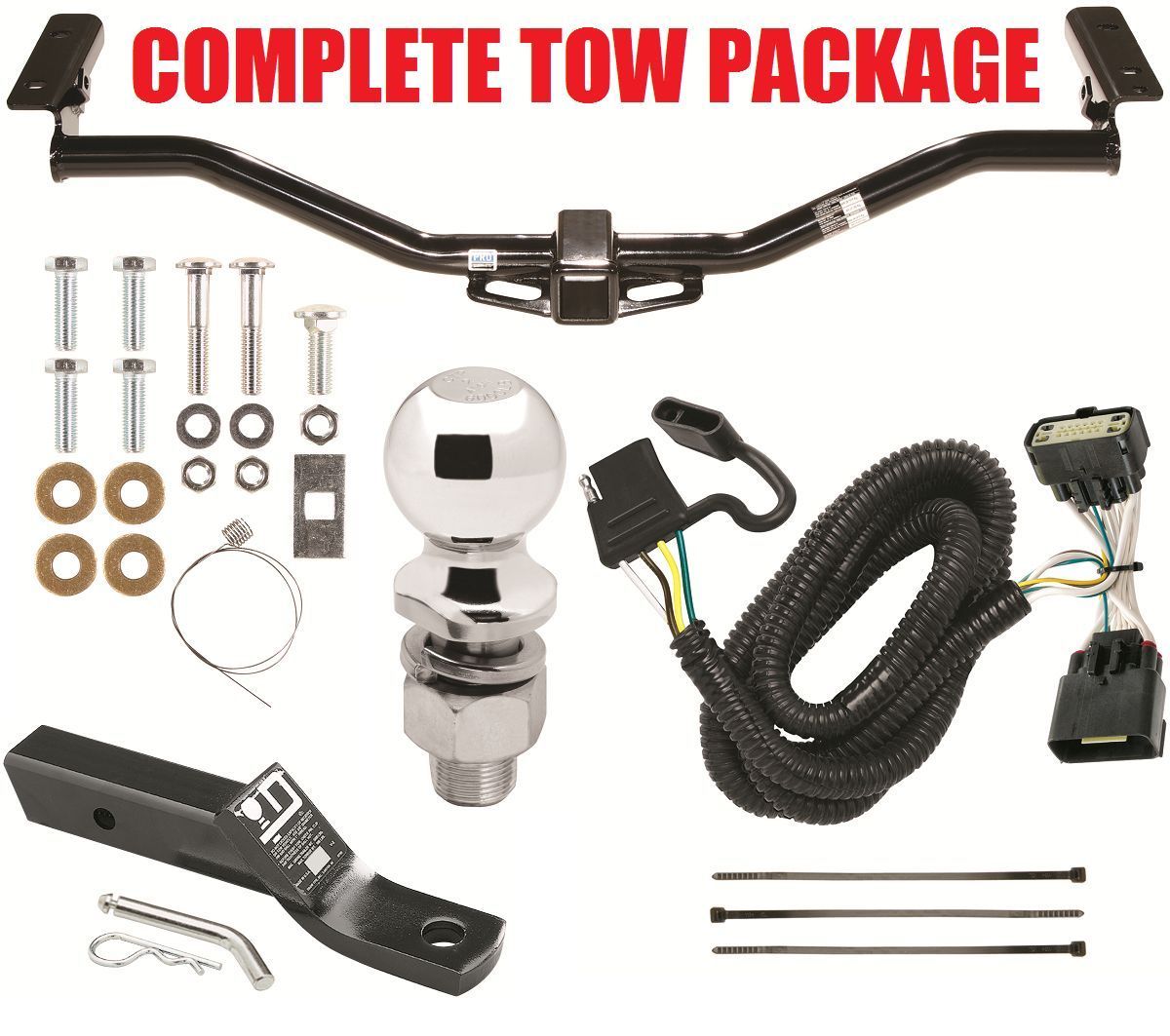 20112019 FORD EXPLORER COMPLETE TRAILER HITCH RECEIVER TOW PACKAGE